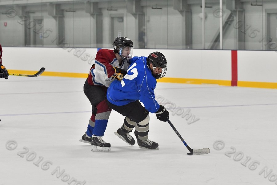 Wheaton College Men\'s Ice Hockey vs Middlesex Community College. - Photo By: KEITH NORDSTROM